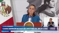 México Sheinbaum rechaza acusaciones de jefe de la DEA