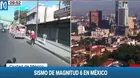 México: Sismo de 6 grados se registró esta mañana