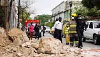 M&eacute;xico eleva a 10 las muertes por el terremoto y ajusta a 7.4 su magnitud. Foto: EFE