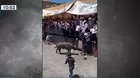 México: Toros embisten violentamente a asistentes durante festividad