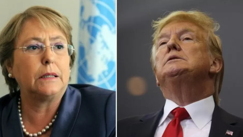 Michelle Bachelet cree extremadamente amplias las sanciones de Estados Unidos a Venezuela. Foto: composición 