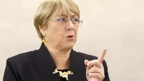 Michelle Bachelet denuncia más posibles ejecuciones extrajudiciales y torturas en Venezuela. Foto: EFE/Video: Canal N