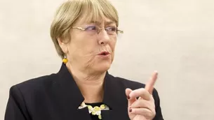 Michelle Bachelet denuncia más posibles ejecuciones extrajudiciales y torturas en Venezuela. Foto: EFE/Video: Canal N