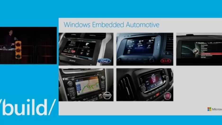 Microsoft presentó Windows para automóviles