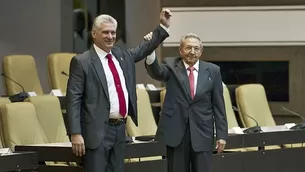 Miguel Díaz-Canel y Raúl Castro en Cuba. Foto: AFP / Video: Canal N