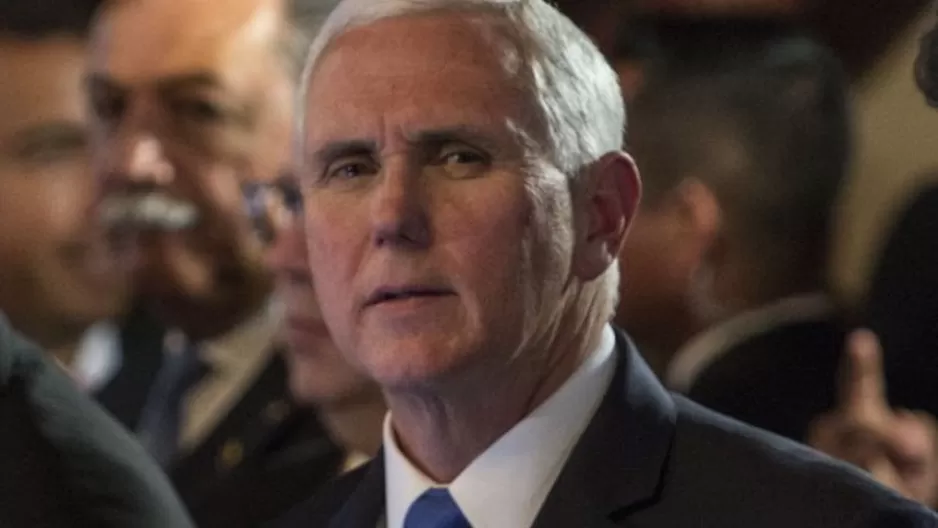 Pence enfatizó en la reunión del Grupo de Lima realizada en Bogotá (Colombia) que Estados Unidos seguirá con su apoyo a Juan Guaidó hasta que se restablezca la libertad en Venezuela. (Foto: AFP)