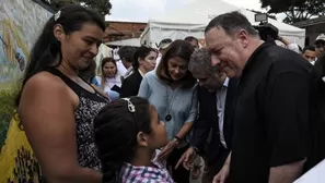 Mike Pompeo llegó este domingo a Cúcuta (Colombia), donde visitará dos puntos de la frontera con Venezuela.