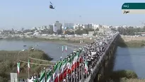 Miles de iraníes salen a las calles para apoyar al Gobierno. Video: AFP