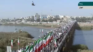 Miles de iraníes salen a las calles para apoyar al Gobierno. Video: AFP