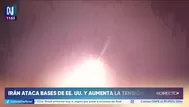 Misiles y drones de Irán golpean instalaciones de EE. UU.
