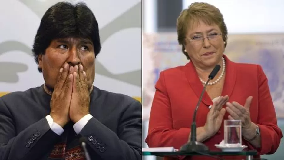 Evo Morales y Michelle Bachelet. (V&iacute;a: Twitter)