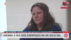 Mujer mató a sus dos exesposos en un solo día en Florida. Foto y video: ANS