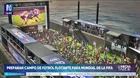 Mundial de Fútbol: preparan campo flotante en Seattle