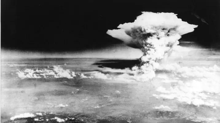La bomba atómica en Japón. (Vía: AFP) La bomba atómica en Japón. (Vía: AFP)