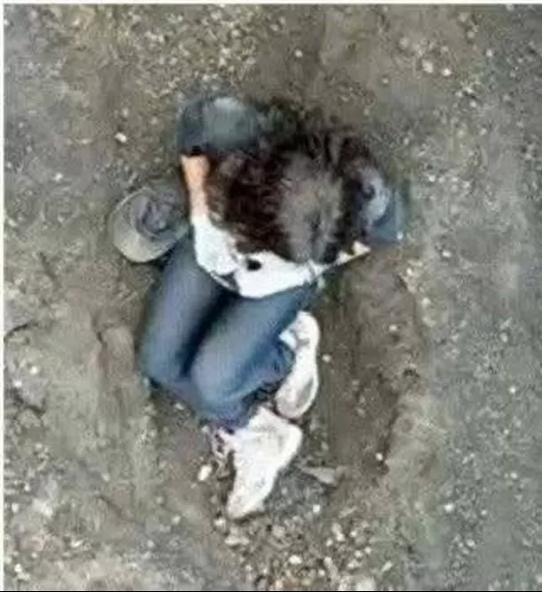 La turista brasileña estaba consciente cuando fue localizada por el drone / Captura