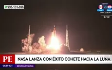 Nasa lanzó con éxito cohete hacia la Luna - Noticias de comunicaciones-telefonicas