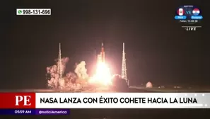 Lanzan cohete a la Luna. América Noticias