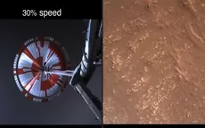 NASA revela el primer video de la llegada del Perseverance a Marte - Noticias de nasa