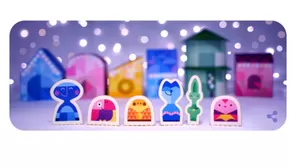 Google presenta nuevo doodle con motivos navideños. Foto: captura de pantalla