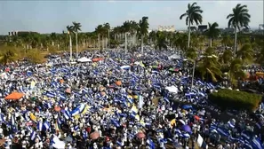 Nicaragua: miles piden paz y justicia en tras violentas protestas. Video: AFP