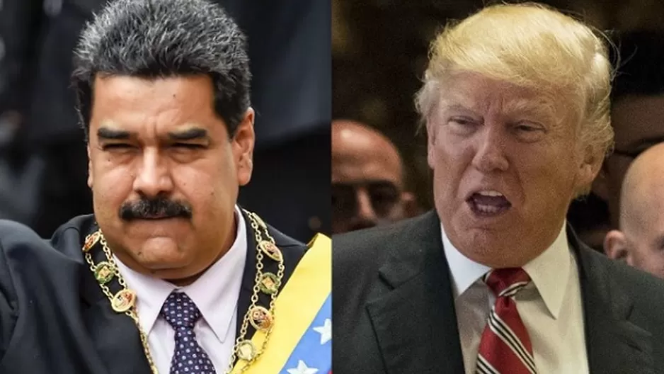 Nicolás Maduro y Donald Trump. Foto: AFP