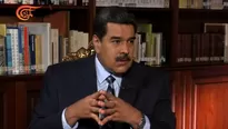 Maduro se&ntilde;al&oacute; que EE.UU. &quot;no puede inventar que &eacute;l tiene armas de destrucci&oacute;n masiva&quot;. (Foto: AFP/Video: Canal N)