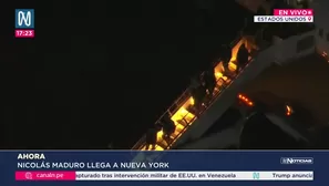 Nicolás Maduro llegó a Nueva York para ser juzgado por narcotráfico / CanalN