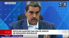 Nicolás Maduro saluda el exilio de Edmundo González