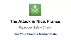 Facebook activó 'Safety Check' para usuarios de Niza.