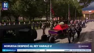 Noruega despidió al rey Harald V en Oslo
