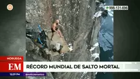 "Último vikingo" realizó salto mortal | Video: América Noticias