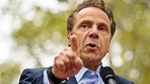 Andrew Cuomo, gobernador de Nueva York. Foto y video: AFP