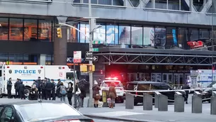 Explosión en terminal de buses de Nueva York deja varios heridos. Foto: EFE