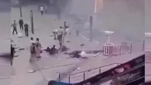 Al menos 3 muertos y 17 heridos dejó una explosión e incendio en un restaurante del centro comercial Arabella Plaza, en Nuevo Cairo. Video: Canal N
