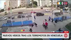 Nuevos videos muestran colapso de edificios e interrupción de servicios tras terremotos en Venezuela. Foto y video: América Noticias