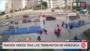 Nuevos videos muestran colapso de edificios e interrupción de servicios tras terremotos en Venezuela. Foto y video: América Noticias