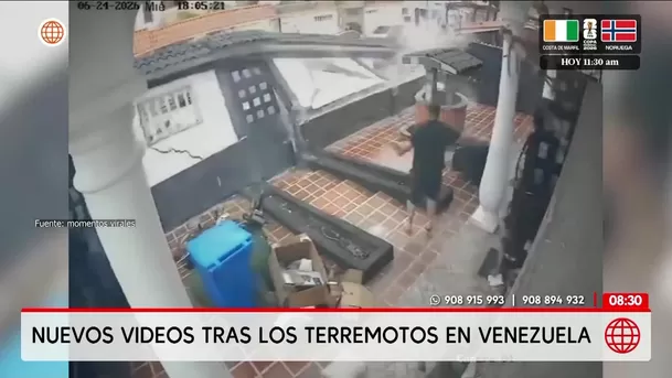 Nuevos videos muestran colapso de edificios e interrupción de servicios tras terremotos en Venezuela. Foto: América Noticias