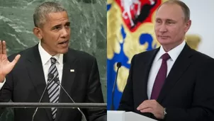 Barack Obama y Vladimir Putin. (Vía: Twitter)