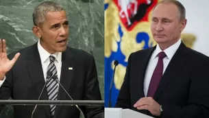 Barack Obama y Vladimir Putin. (Vía: Twitter)