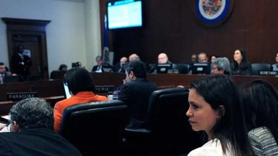 OEA culminó sesión sin escuchar a diputada venezolana María Corina Machado