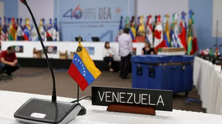 OEA debate resolución de condena de arresto de Edgar Zambrano, diputado opositor venezolano. Foto: AFP OEA debate resolución de condena de arresto de Edgar Zambrano, diputado opositor venezolano. Foto: AFP