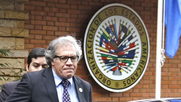 Luis Almagro, secretario general de la OEA. Foto: AFP