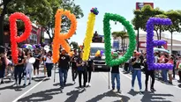 Desfile por el Día del Orgullo LGBT en San José de Costa Rica. Foto: AFP