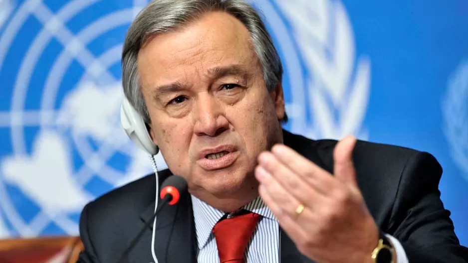 Antonio Guterres. (Vía: Twitter)