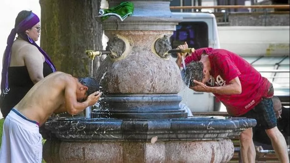 Ola de calor en el mundo. Foto: El Español