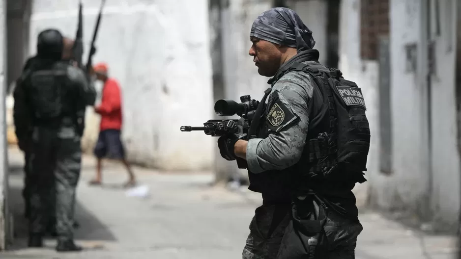 Operativo en favela. Foto: AFP Operativo en favela. Foto: AFP