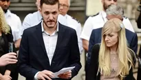 Padres del bebé británico Charlie Gard. Foto: AFP