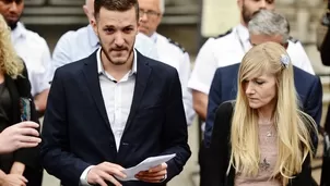 Padres del bebé británico Charlie Gard. Foto: AFP