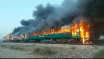 Pakistán: explosión en un tren deja al menos 73 muertos. Foto y video: AFP