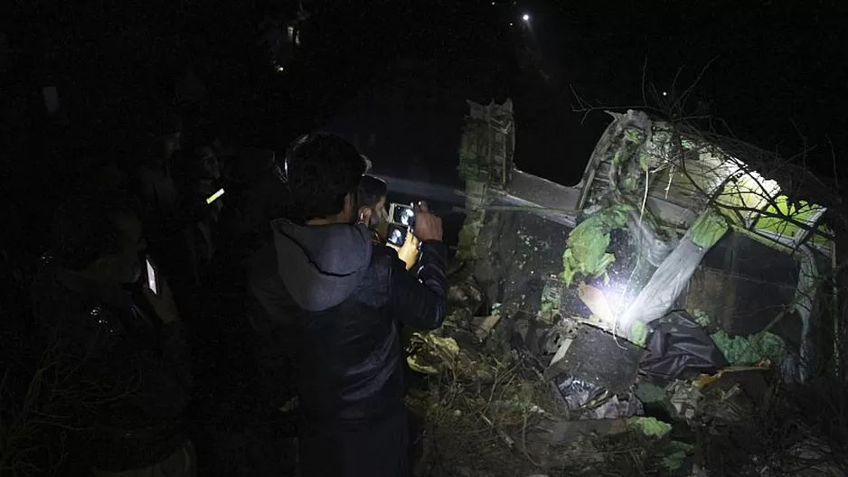 Accidente aéreo. Foto: EFE